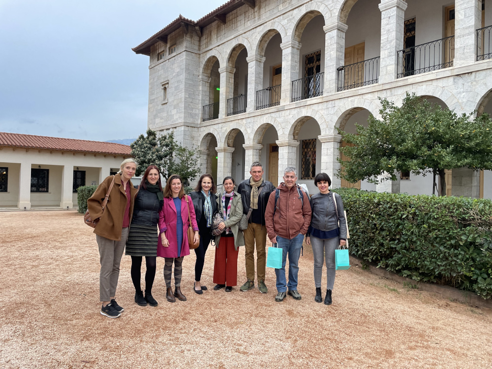 Photo of participants standing outside