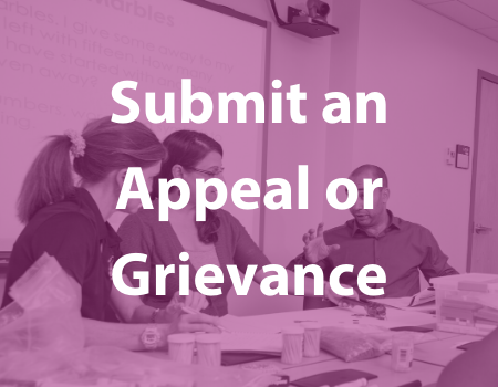 Submit an Appeal or Grievance