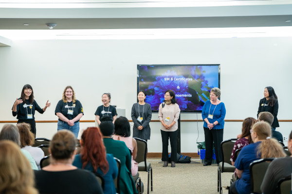 Cohort students present their ACE-STEM Capstone project for the Spring 2024 semester.