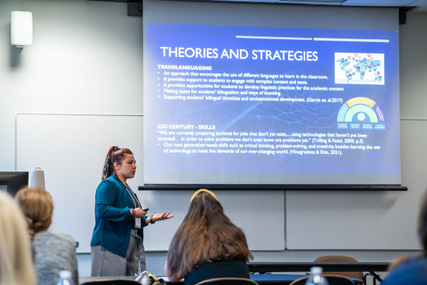 Cohort students present their ACE-STEM Capstone project for the Spring 2024 semester.