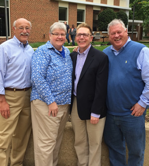Retiring Emeritus faculty Dr. Gary Galluzzo, Dr. Susan Burns, Dr. Stephen White, Dr. Michael Behrmann